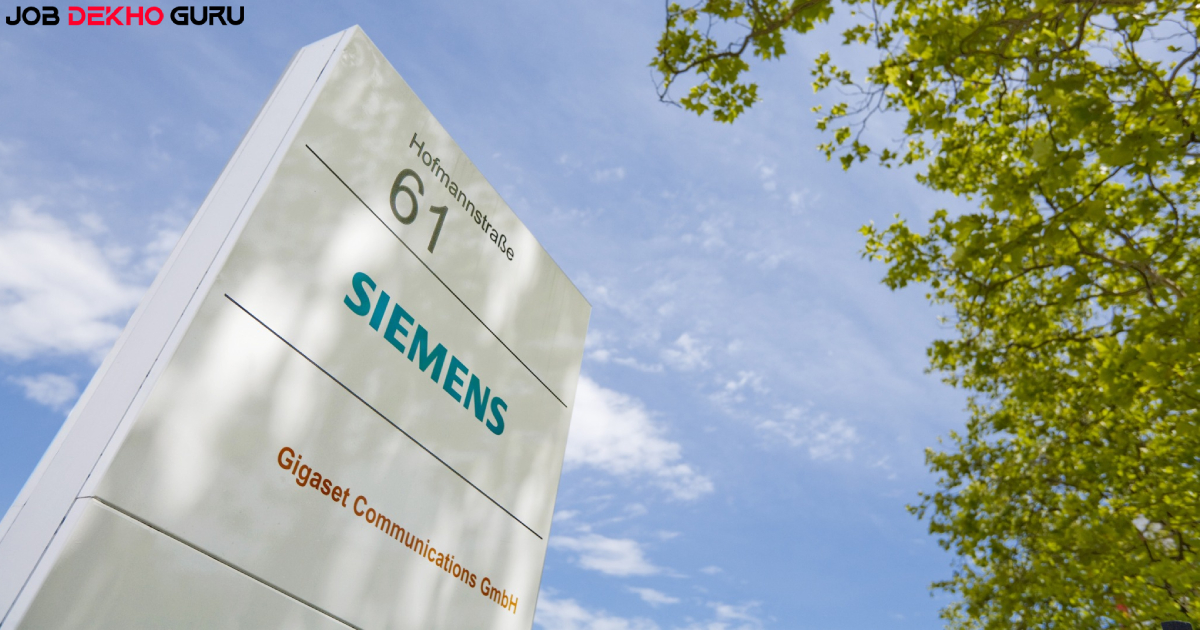 Siemens 2023 Hiring Freshers As Graduate Engineer Trainee