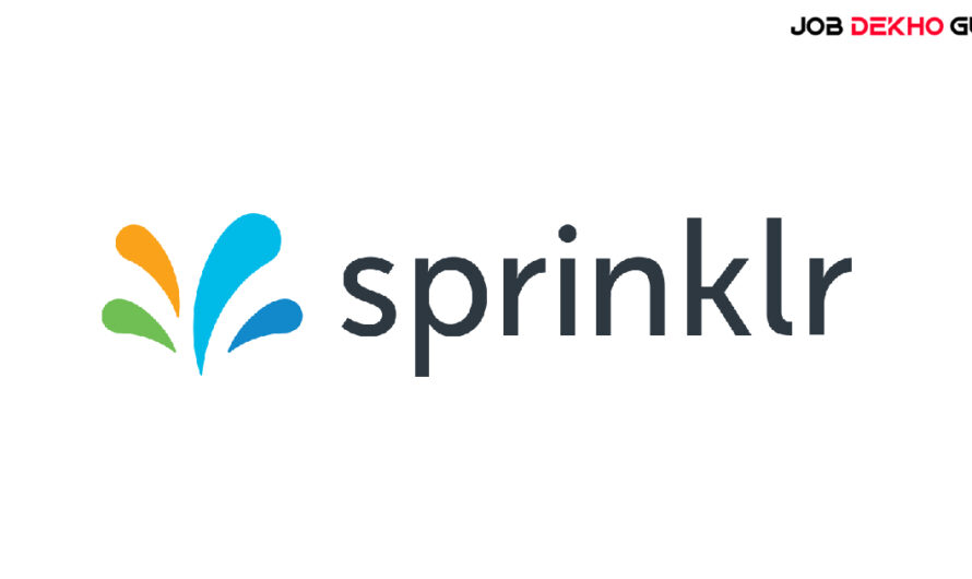 Sprinklr 2024 Hiring Freshers as Product Engineer