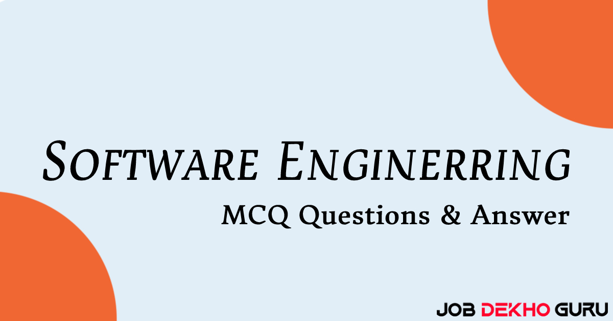 Software Engineering MCQ Questions And Answers